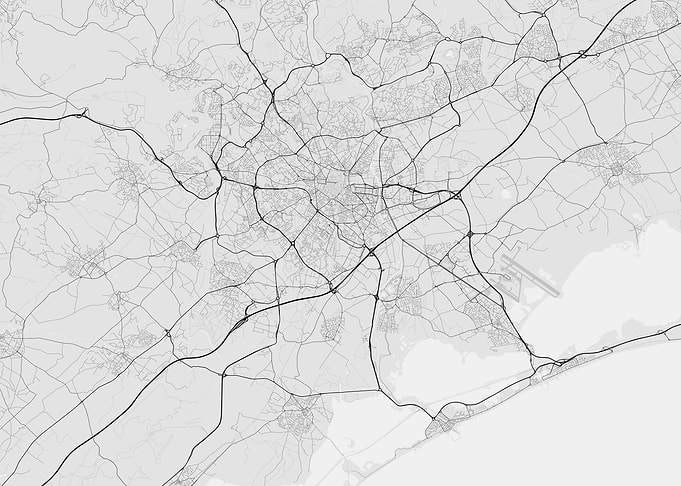 Montpellier France Map