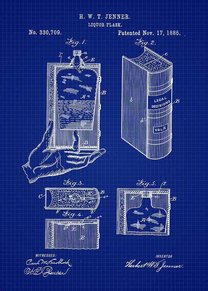 1885 Liquor Flask Patent