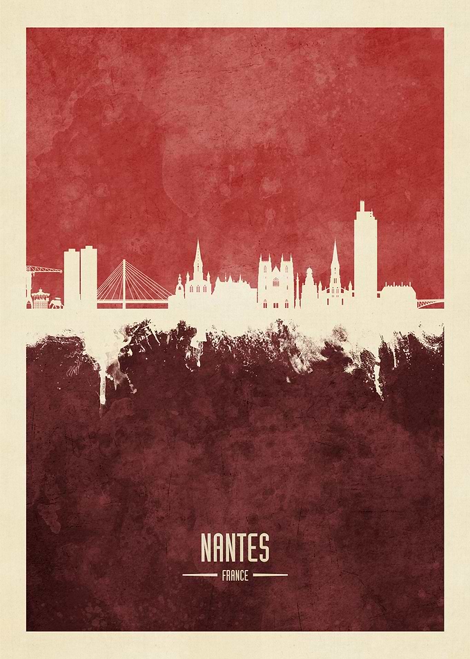 Nantes Skyline France