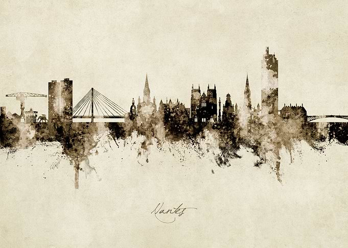 Nantes Skyline France
