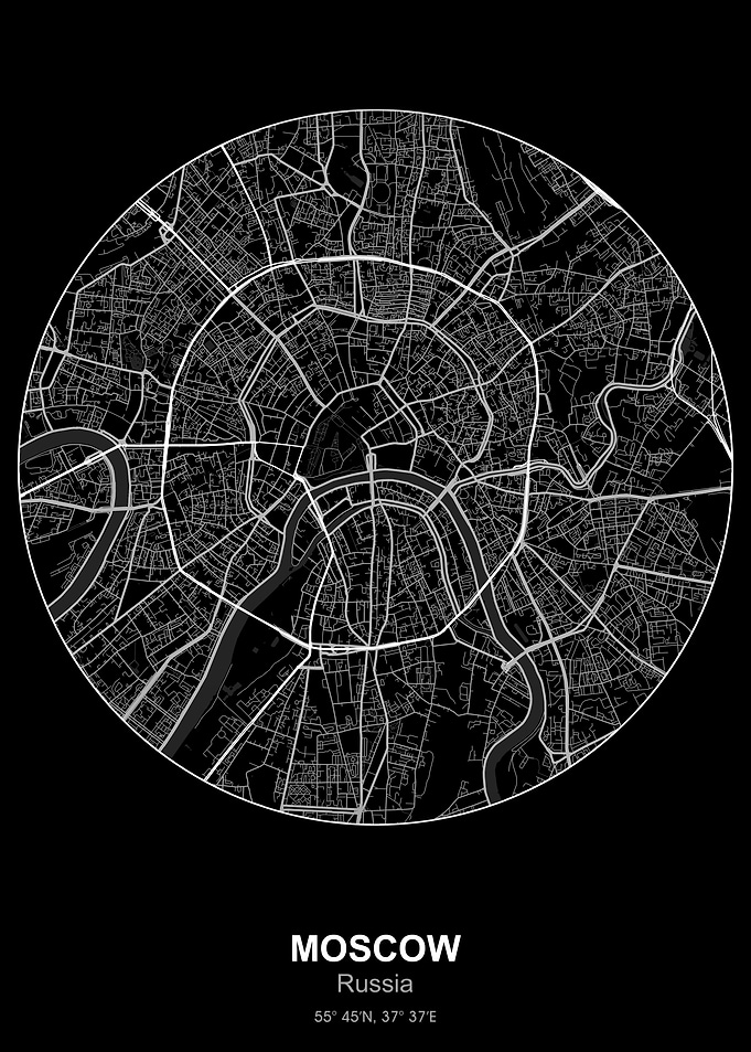 moscow circle map