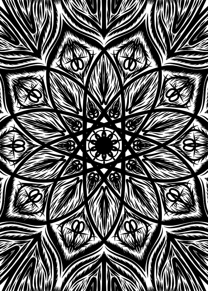 flower ornament art