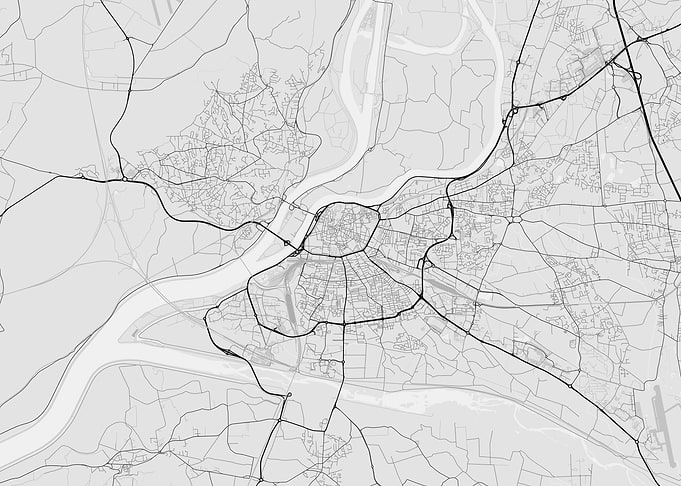 Avignon France Map
