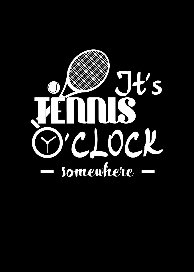 It Is Tennis Clock