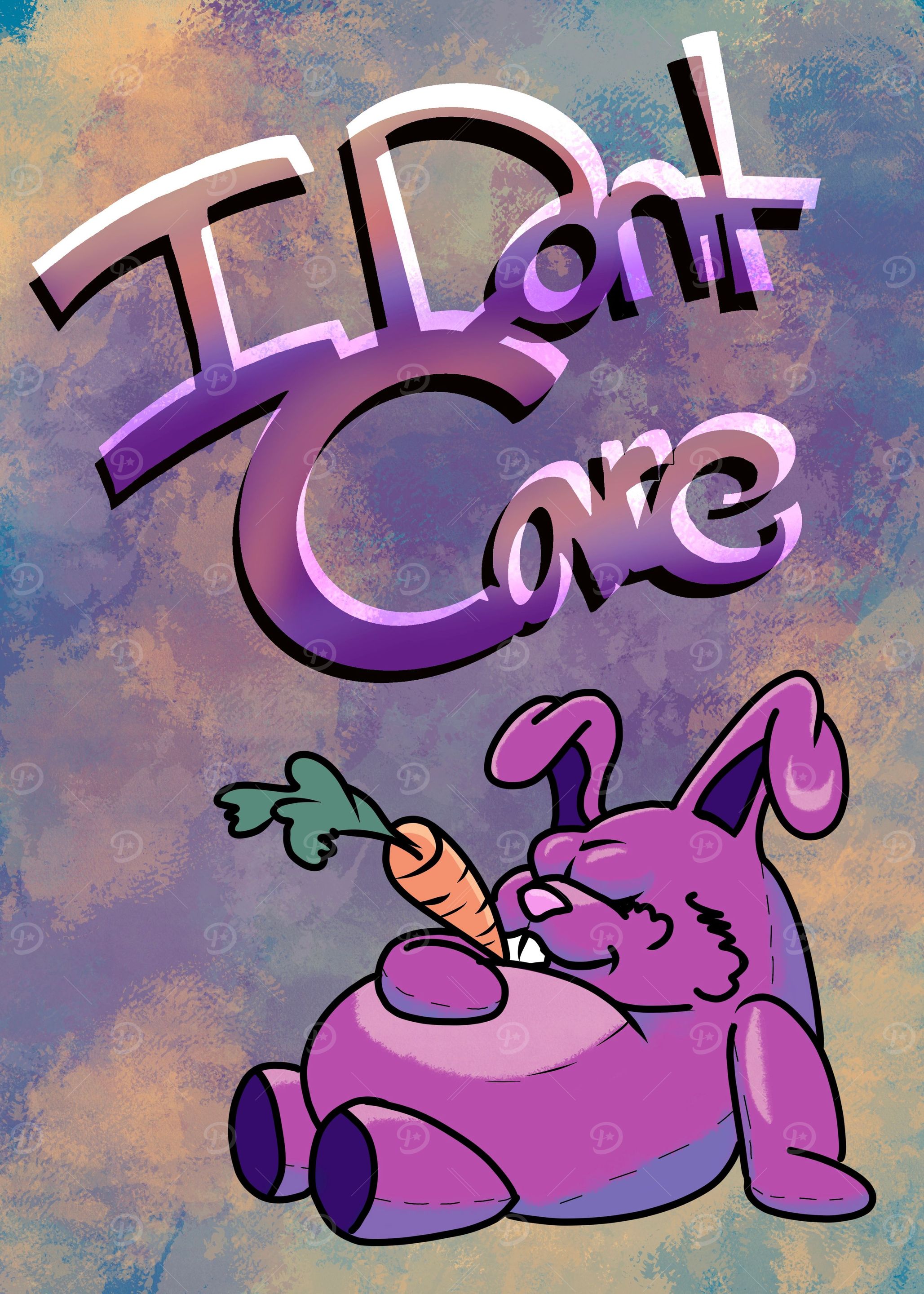The I dont care mood bunny