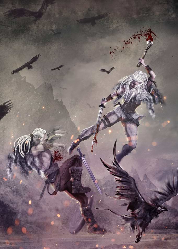 Viking battle