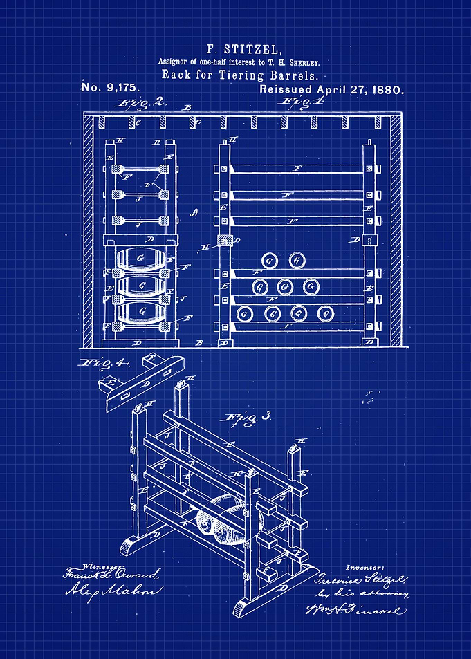 Beer Barrel Rack Blueprint