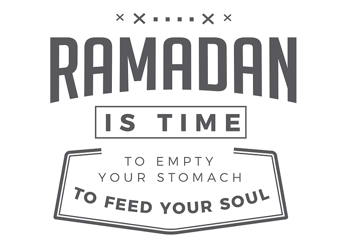 Ramadan is time to