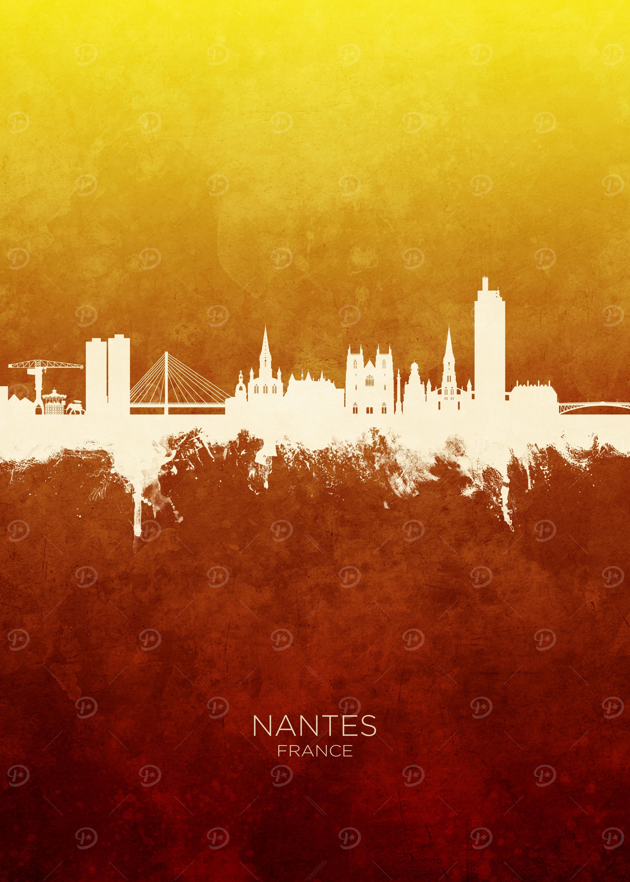 Nantes Skyline France