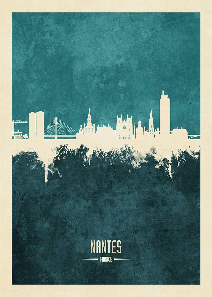 Nantes Skyline France