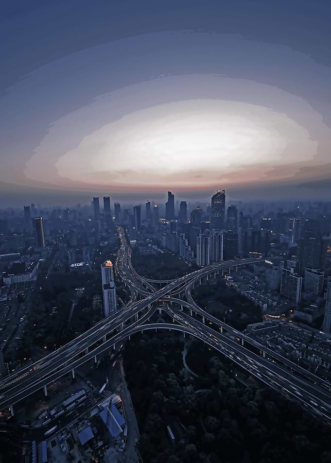 SUNRISE IN THE CITY
