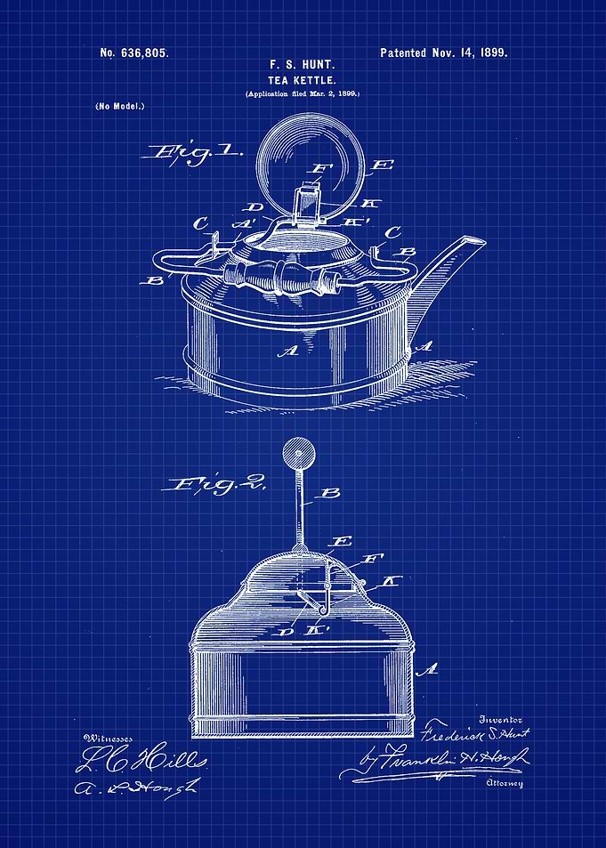 1899 Tea Kettle Patent