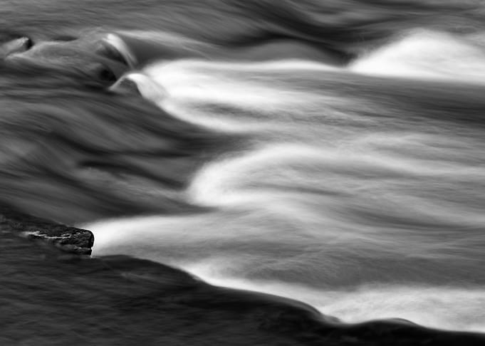 Flowing water