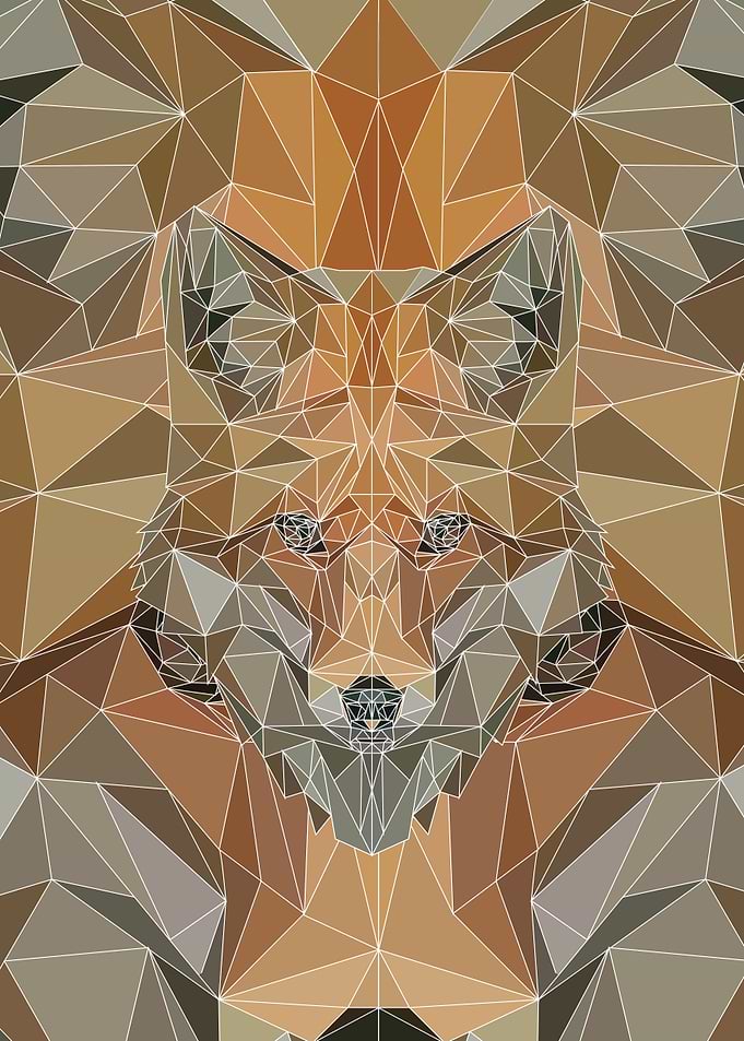 fox lowpoly