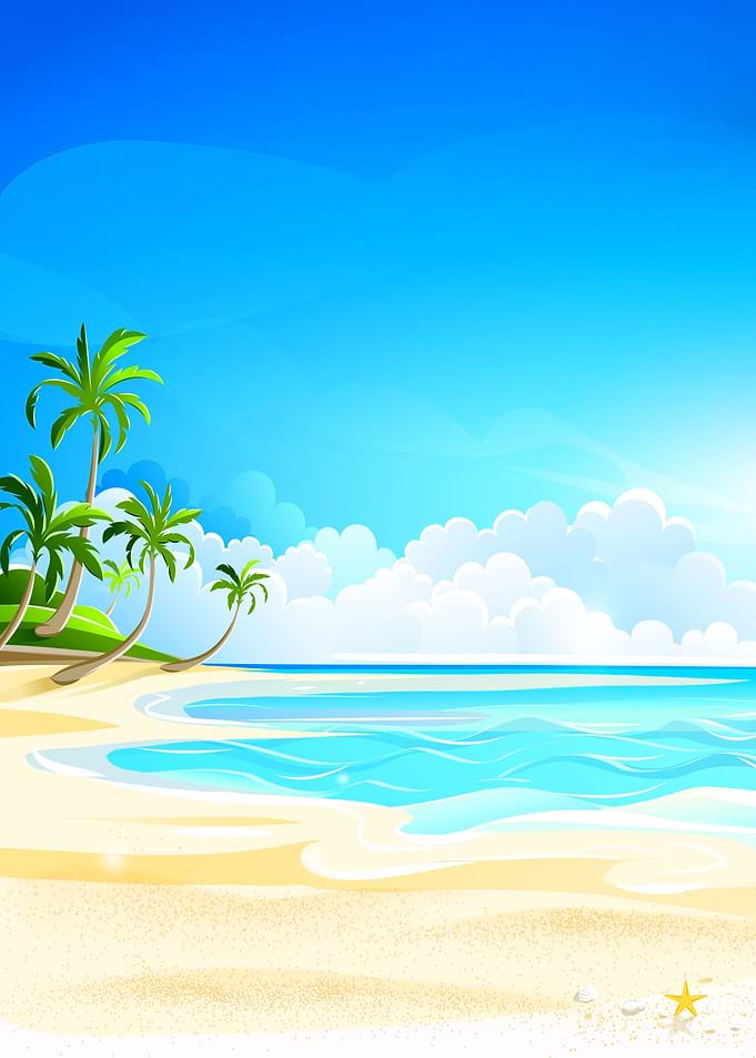 Paradise Beach with Palm