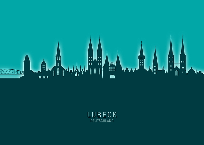 Lubeck Skyline Deutschland