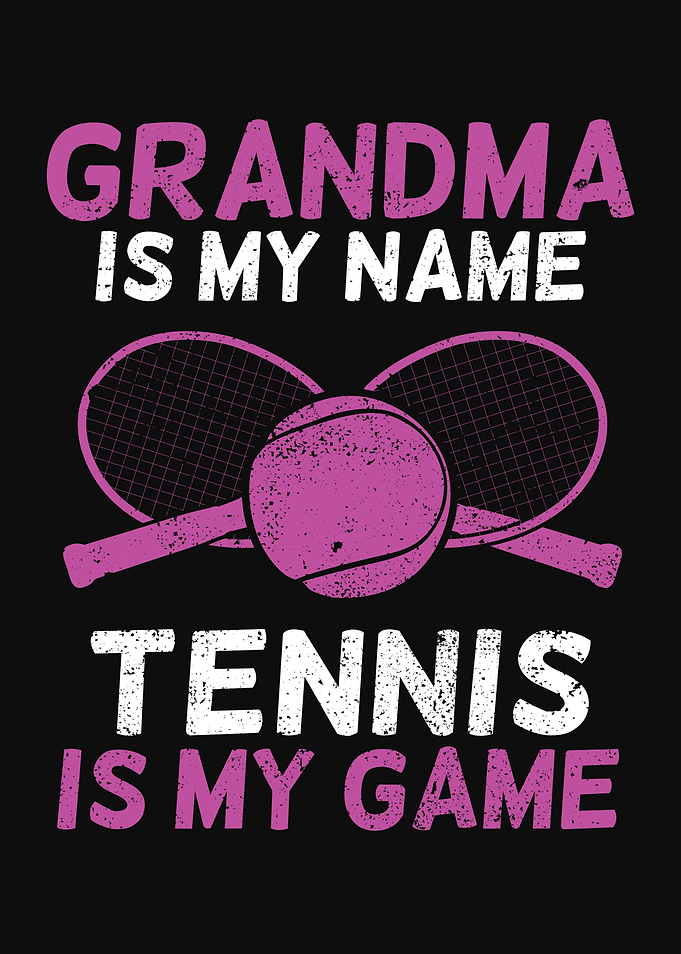 Tennis Grandma Design