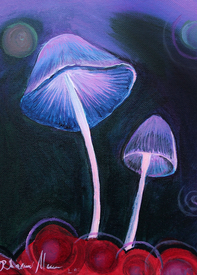 Purple Mushrooms