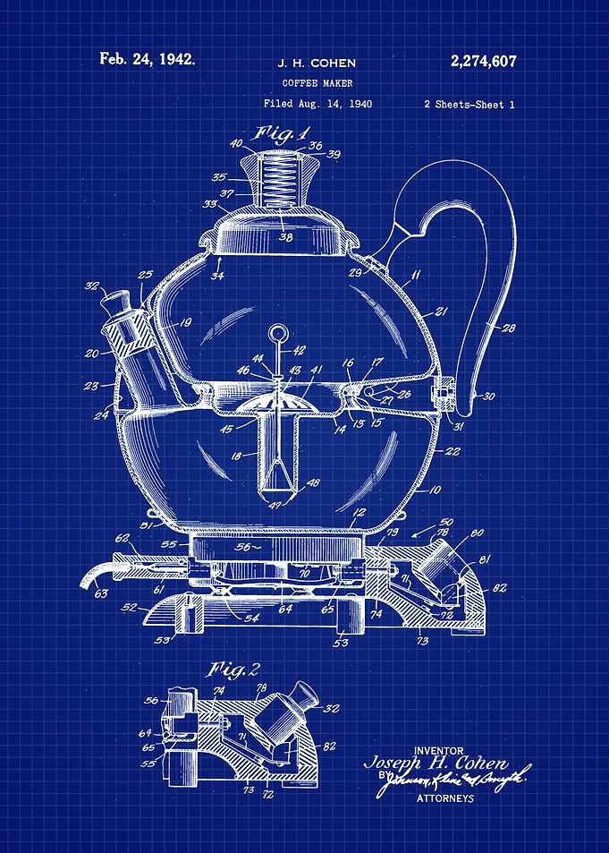 1942 Coffee Maker Patent
