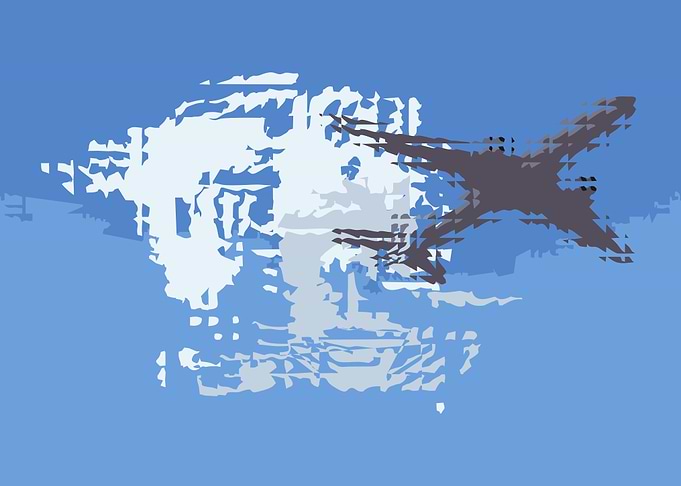 Blured Airplane