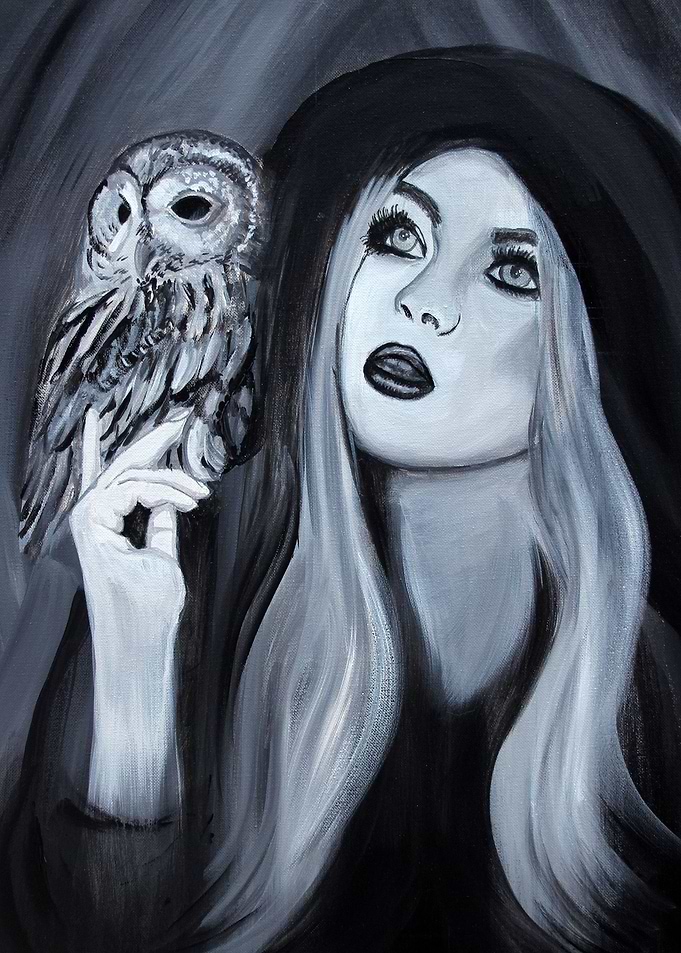 Emily with an Owl