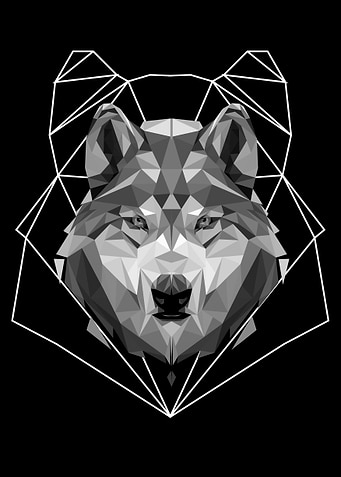 wolf lowpoly