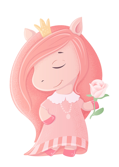 Lovely Pink Pony Queen