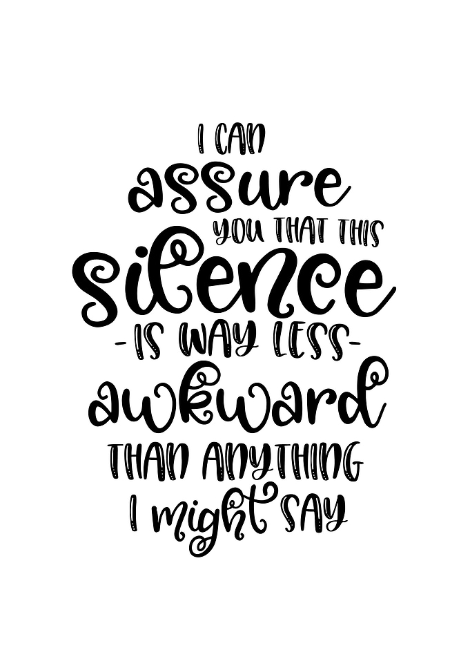 Funny Introvert Text Art
