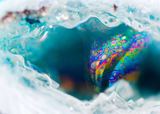 Rainbow in Agate