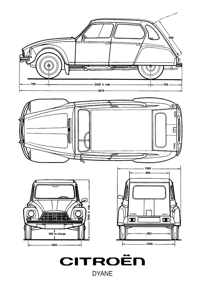 BNW Citroen Dyane