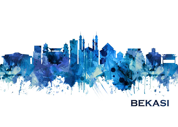 Bekasi Indonesia Skyline