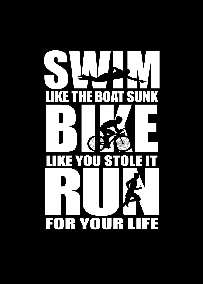Swim Bike Run Triathlon