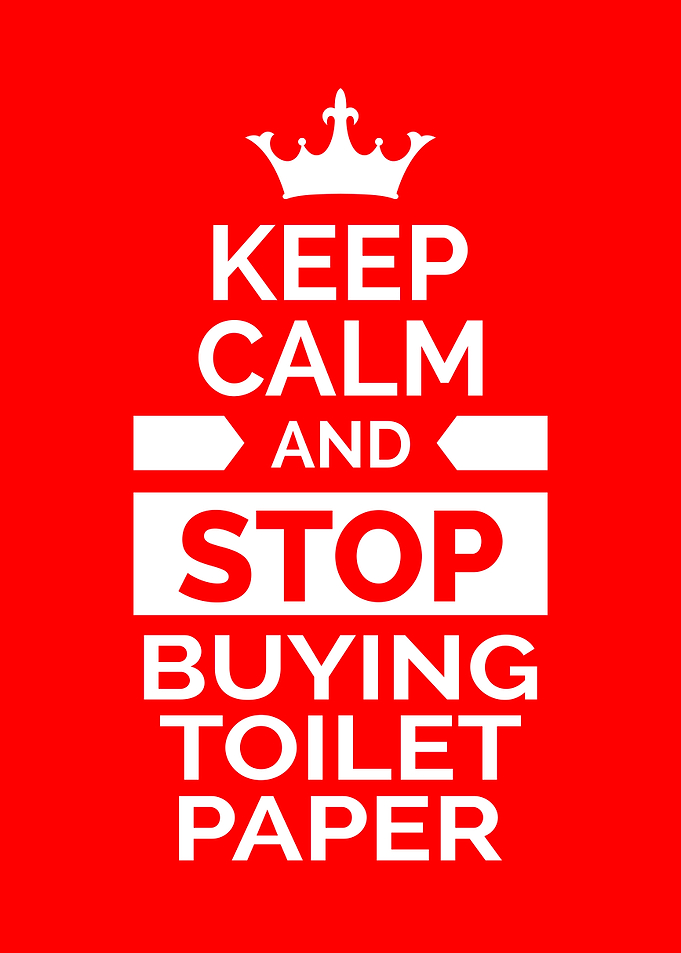 Stop buying toilet paper