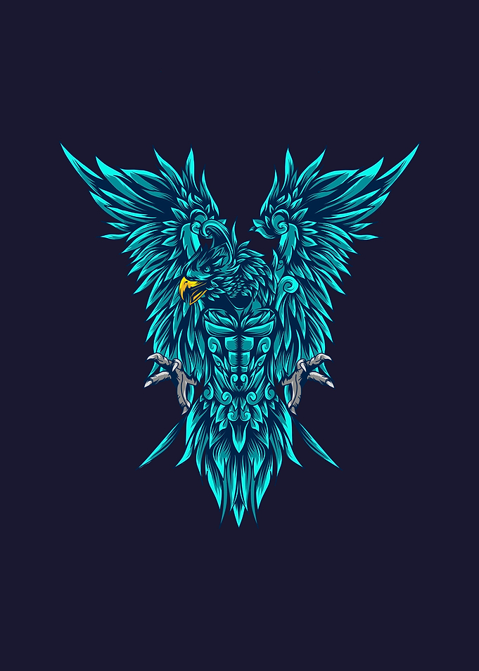 Eagle on Illustration art