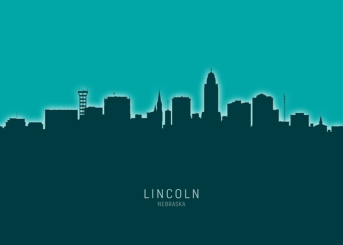Lincoln Skyline Nebraska