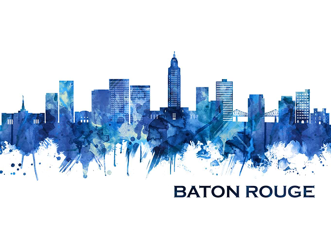 Baton Rouge Skyline