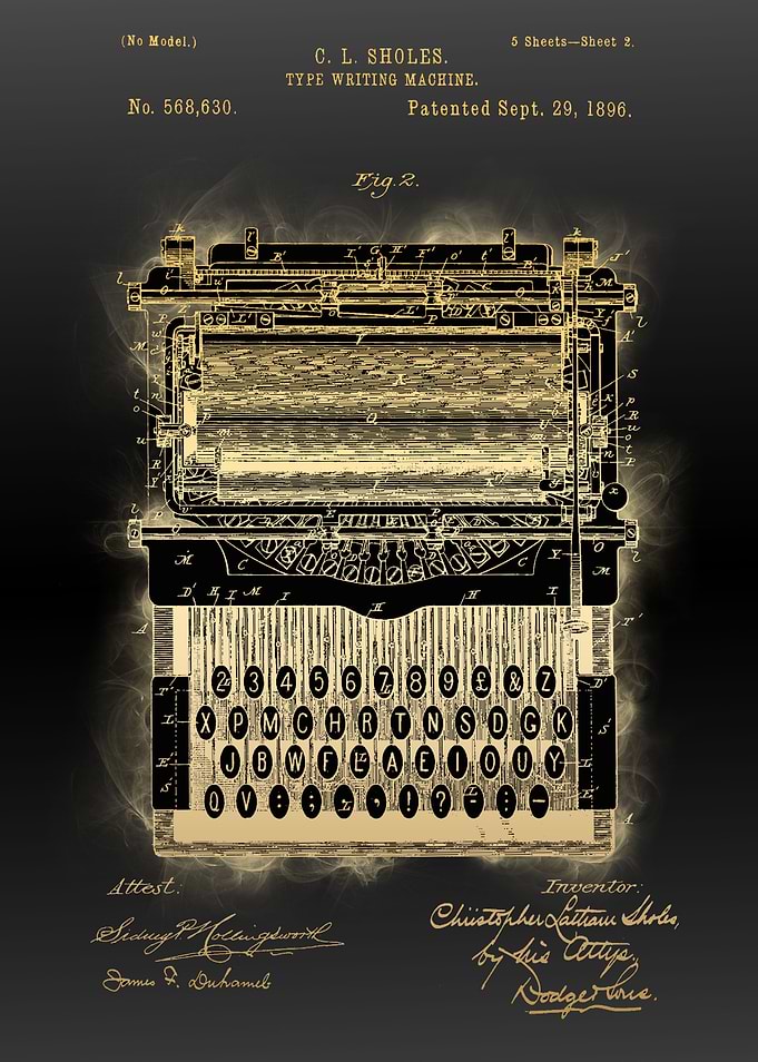 type writing machine