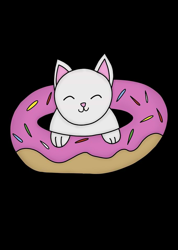 Cat and Donut