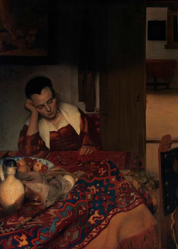 A Maid Asleep