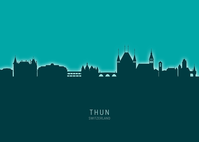 Thun Skyline Switzerland