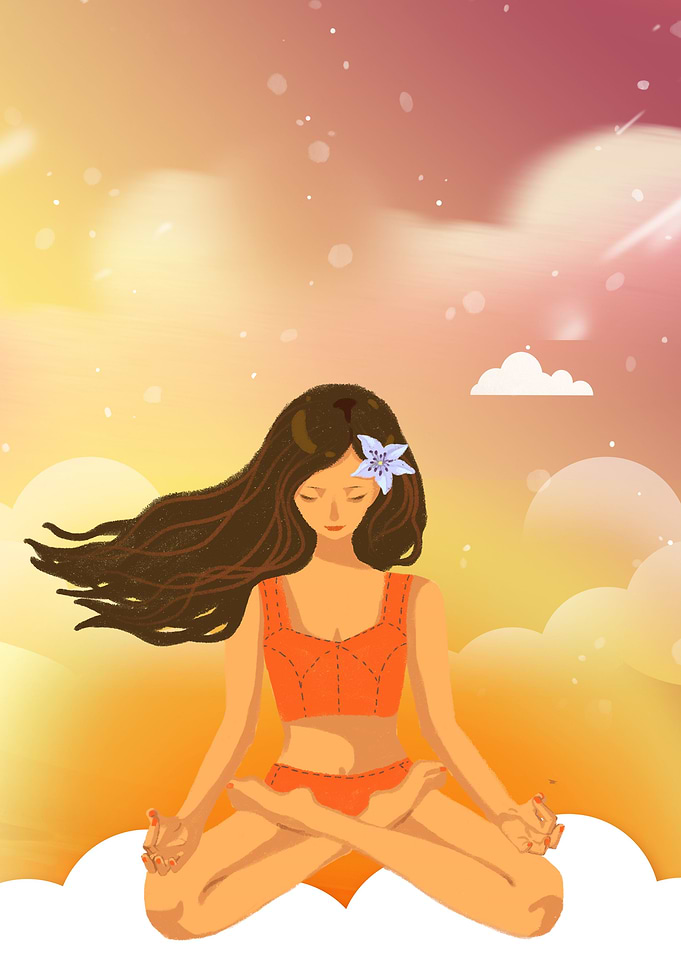 Yoga Girl Meditation