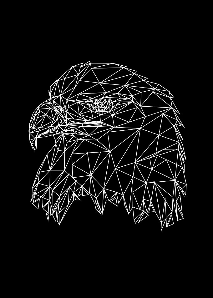 eagle lowpoly