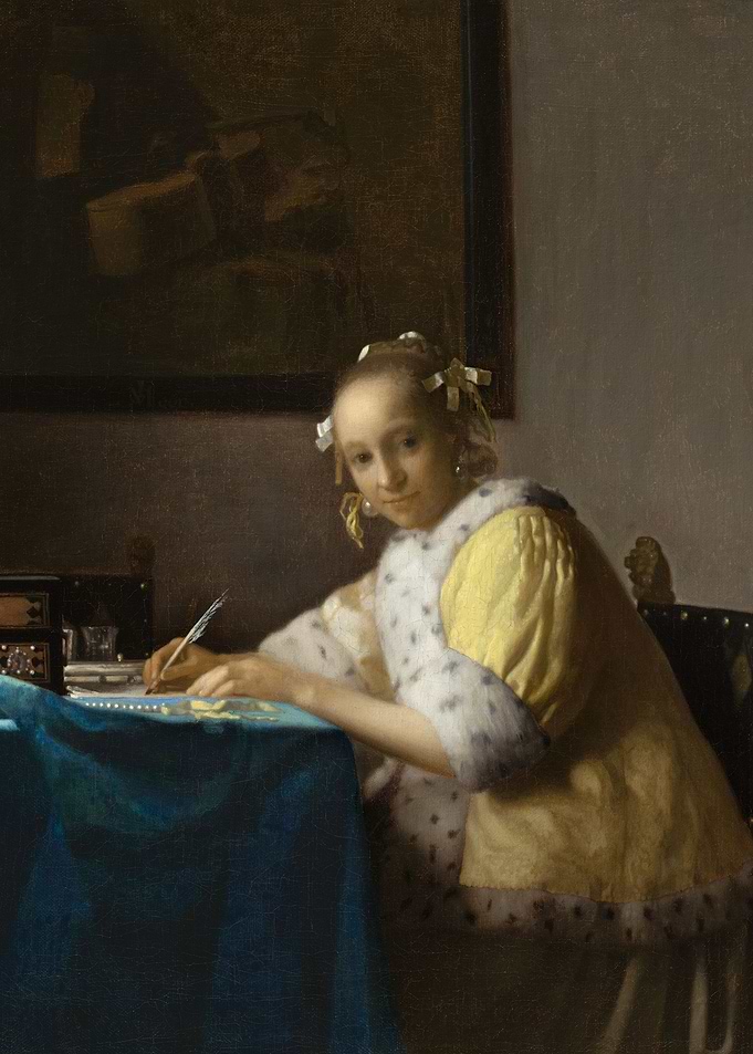 A Lady Writing a Letter