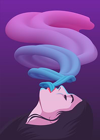 woman smoke