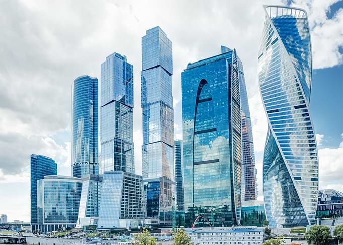 Moscow City Skyscrapers