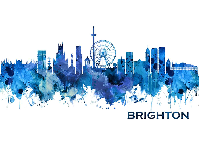 Brighton England Skyline
