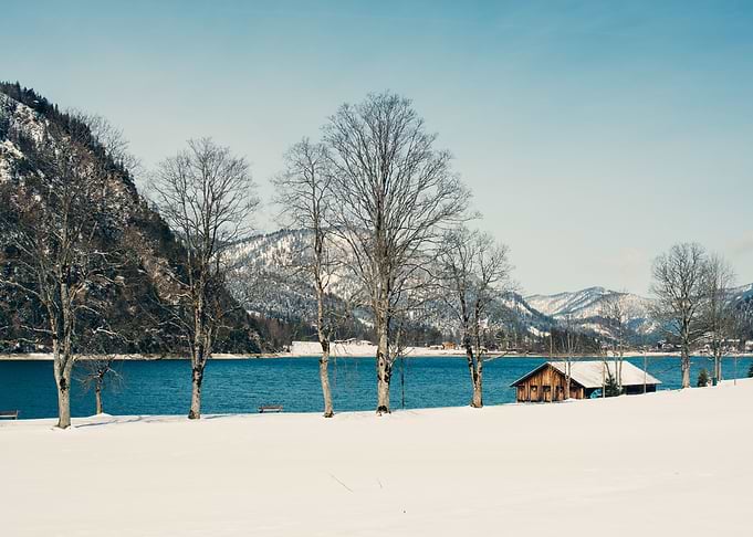 Snow Field Landscape
