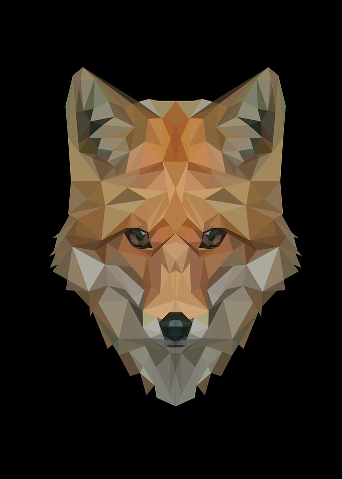 fox lowpoly