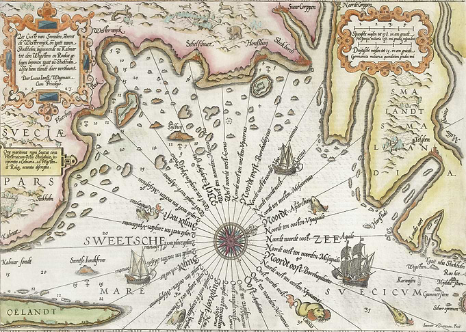 north pole old map