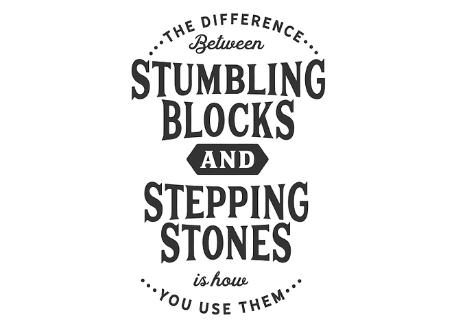 stumbling blocks